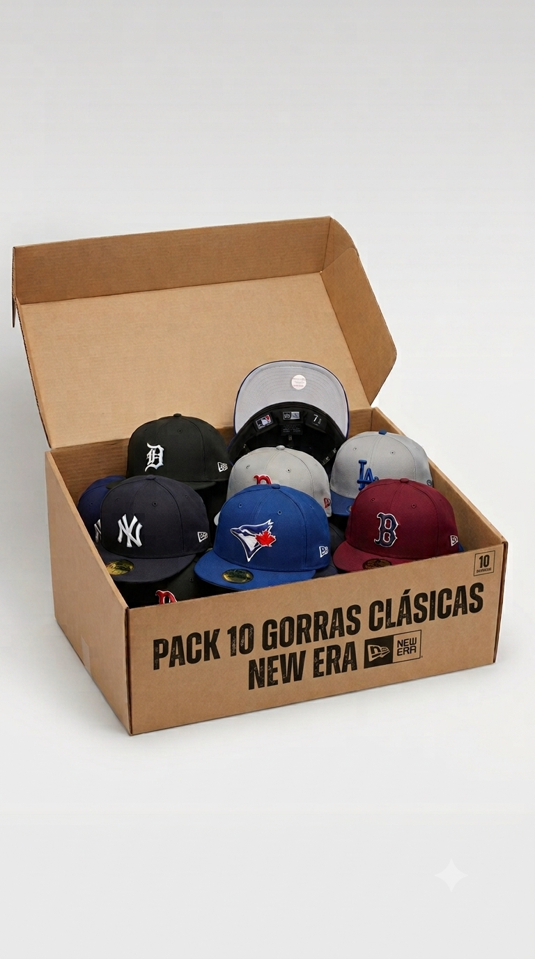 PACK 10 GORRAS CLÁSICAS