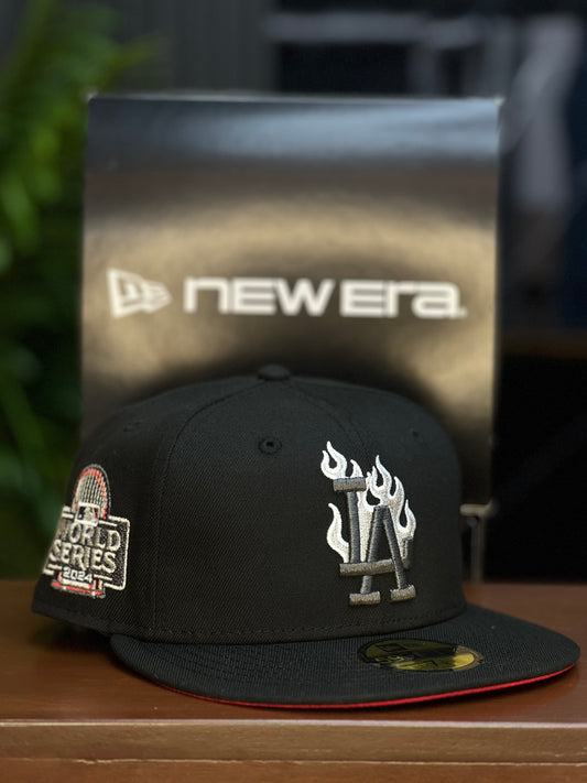 59FIFTY- “LA” FLAMES GRAY